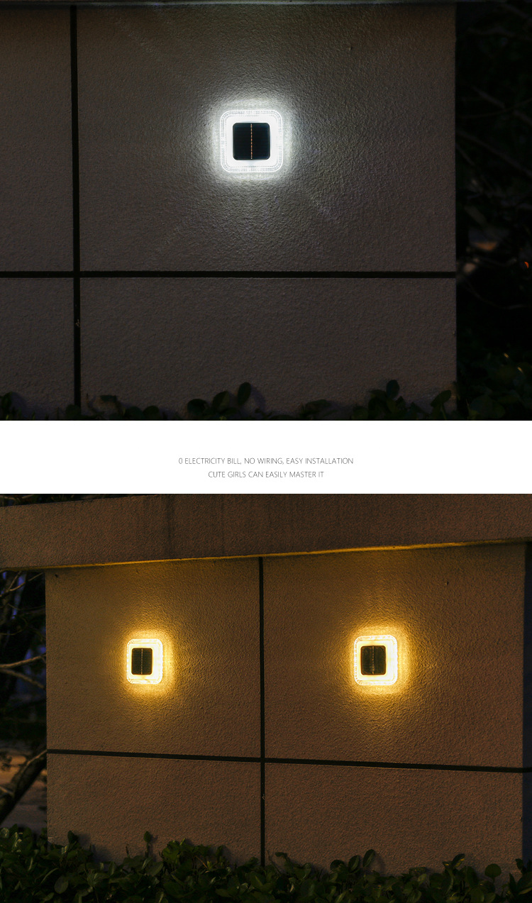 Luci solari da giardino per esterni, illuminazione a LED impermeabile per giardini, vialetti, prati, luci decorative con picchetto da terra con 16 LED_voghion.com