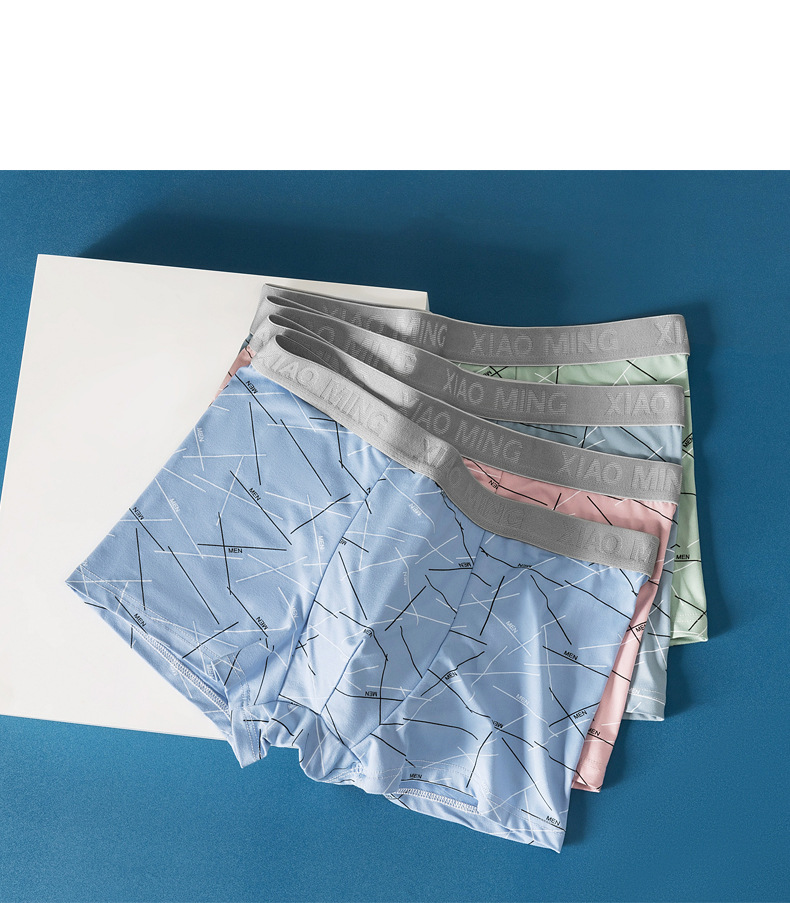 Breathable Men's Boxer Briefs - Soft Mid-Rise Underwear With Comfortable Fit For Daily Wear (Multiple Colors & Sizes)_voghion.com