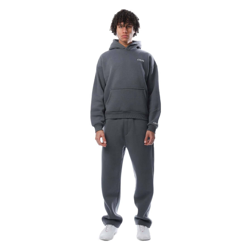 Conjunto unisex de sudadera y jogger: jersey extragrande con pantalones de chándal estampados para gimnasio y uso casual (8 colores, XS-4XL)_voghion.com