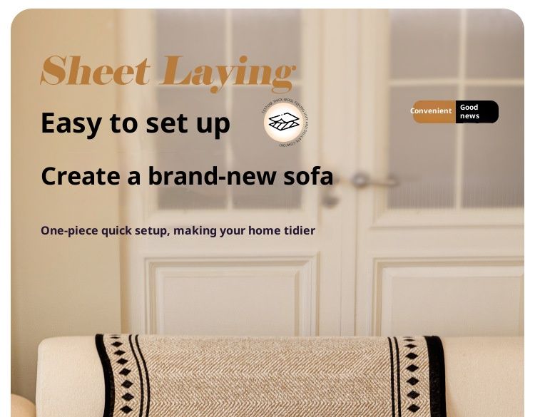 Chenille Sofa Cushion Covers – Non-Slip Striped Seat Pads For Sectional Sofas (3 Colors, 20+ Sizes, Minimalist Style)_voghion.com