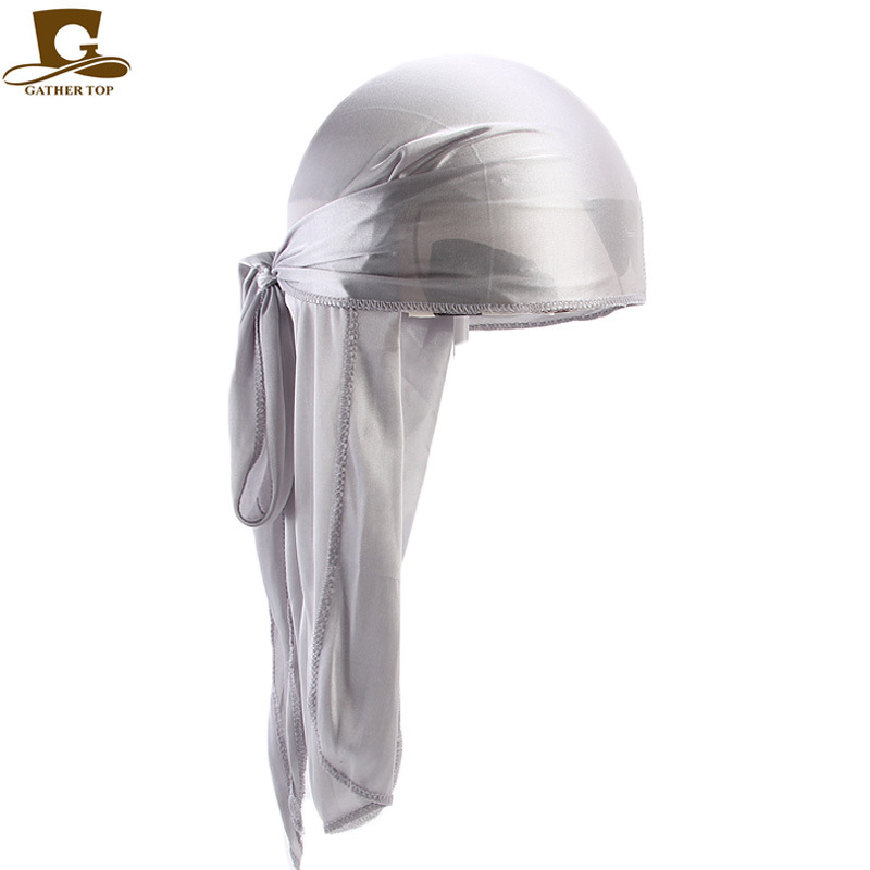 Unisex Men's and women's bandana hats Pirate hats silky durag TJM-05C_voghion.com