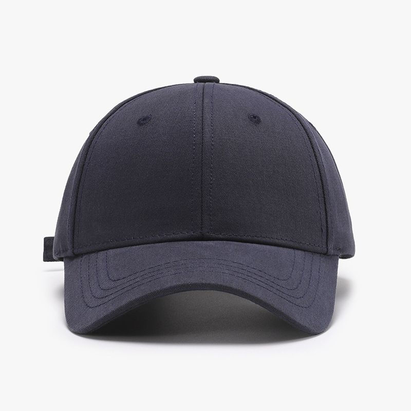 Unbeatable Quality Outdoor Curved Eaves Simple And Versatile Hard Top Baseball Cap, Men's Light Board, Women's Six Line Duck Tongue Hat_voghion.com
