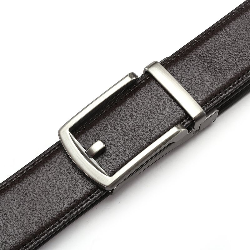 Men's Genuine Leather Belt With Automatic Buckle - Classic & Fashionable Design_voghion.com