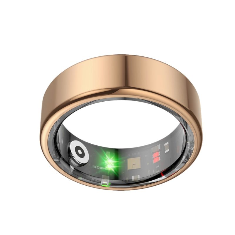 R02 Nuovo anello Bluetooth intelligente alla moda con conteggio dei passi, monitoraggio del sonno, frequenza cardiaca, ossigeno nel sangue, monitoraggio sportivo, esclusiva transfrontaliera_voghion.com