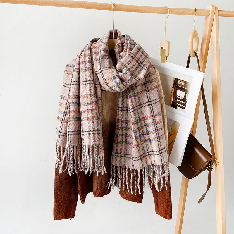 Sciarpa alla moda europea e americana all'ingrosso 2025 Scialle caldo di alta qualità Sciarpa atmosfera coreana Donna Autunno e inverno_voghion.com