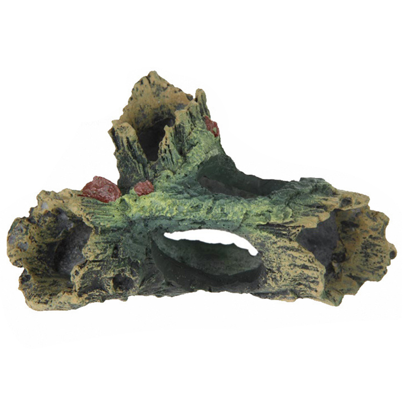 Simulation de grotte en résine et bois pour Aquarium, modèle d'aquarium, ornements d'aménagement paysager_voghion.com