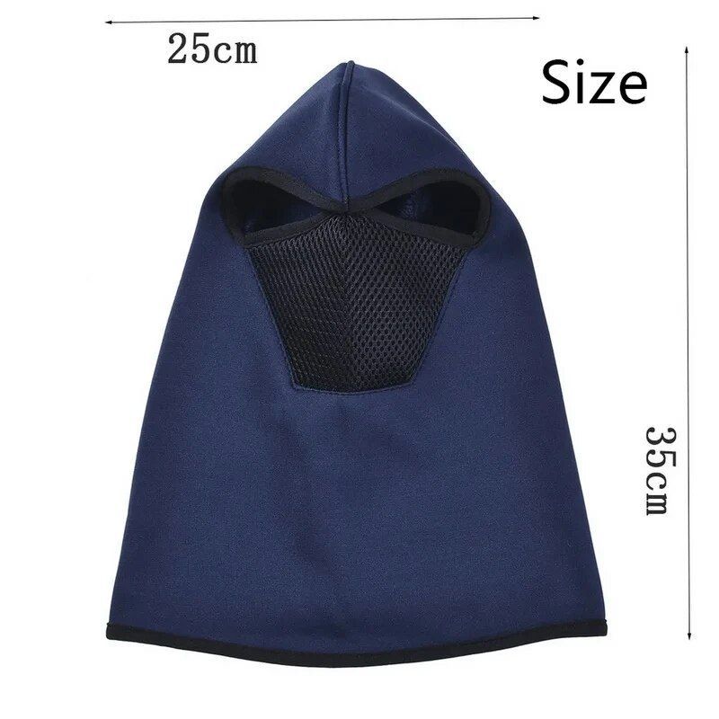 Pasamontañas térmico de invierno para ciclismo, cara completa, cálido, para deportes al aire libre, motocicleta, esquí, pesca, caza, máscara de forro polar, bufanda y gorro_voghion.com