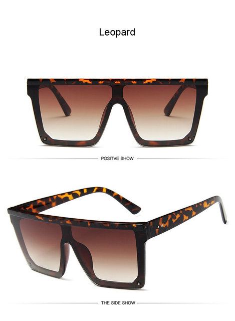 Gafas de sol cuadradas de marca de lujo para mujer_voghion.com