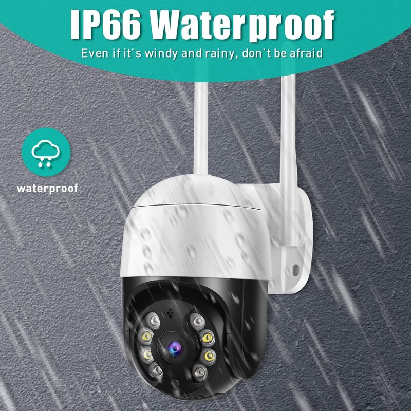 QX29 3.0MP HD WiFi IP Camera, Support Night Vision & Motion Detection & Two Way Audio & TF Card, UK Plug_voghion.com
