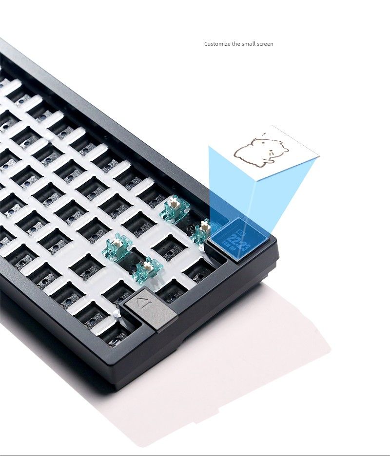 Zaya Bluetooth Kit RGB-Bildschirm Nical-Tastatur_voghion.com