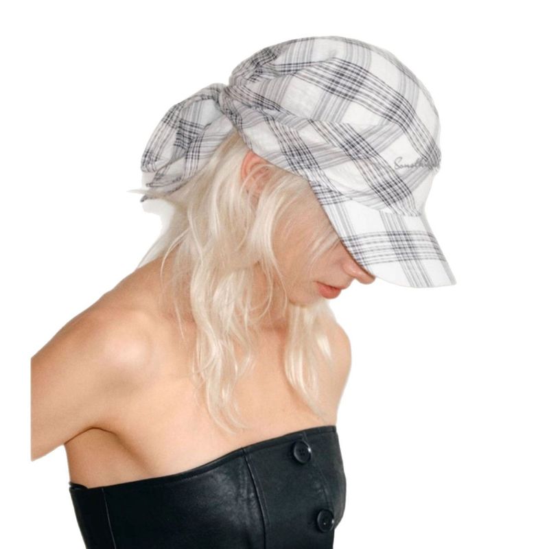 Foulard coreano 2025 nuovo cappello di nicchia tie-dye con cinturino ad asciugatura rapida per donne con grande circonferenza della testa, dimagrante per il viso e per il sole_voghion.com