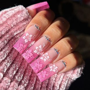Nails Art Simple Wear Nail Patches Pure Desire Nail Art Ins Style Decorations Nails_voghion.com