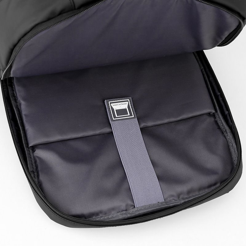 15.6inch Laptop Bag USB Interface Water-Resistant Fabric Business Men's Backpack_voghion.com