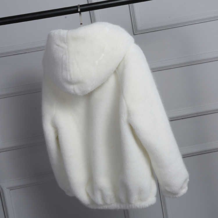 Cappotto in pelliccia di visone e pelliccia di volpe, caldo e alla moda, da donna_voghion.com