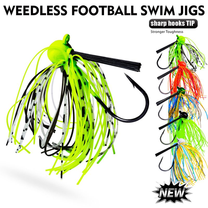 Bearded Man Esca anti-amo 7g 10g 14g 21g Jig Stopper Testa di piombo Amo Esca per spigole in acqua dolce e salata_voghion.com