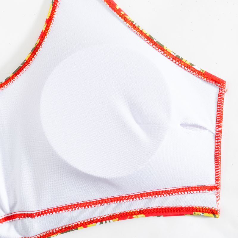 Dámské oblečení Nové luxusní módní sexy dámské třídílné bikiny s vícebarevným potiskem Dámské plavky_voghion.com
