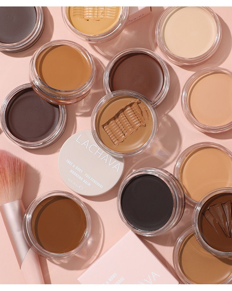 Langanhaltende Concealer-Foundation-Creme in 15 Farben für Akneflecken und Augenringe LACHAVA Pudaier Marke Professionelles Make-up_voghion.com