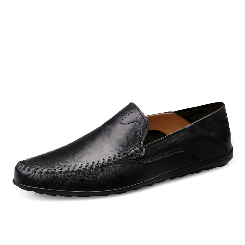 Euro Step 2025 Neue Frühlings- und Sommerschuhe, atmungsaktiv, vielseitig, dünn, mit weicher Sohle, Slip-On, lässige Herrenschuhe_voghion.com