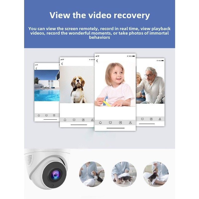 A5 Conch Kamera High Definition 1080P drahtlos Wifi Heemgeschäft Sécherheetsiwwerwaachungskamera_voghion.com