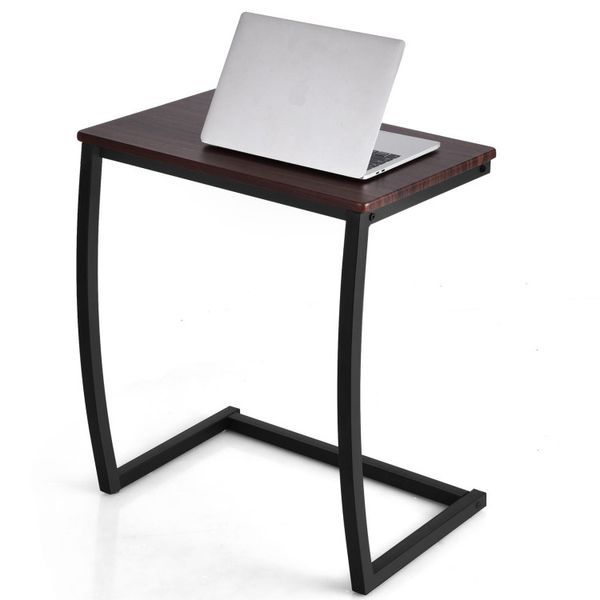 Steel Frame C-shaped Sofa Side End Table_voghion.com