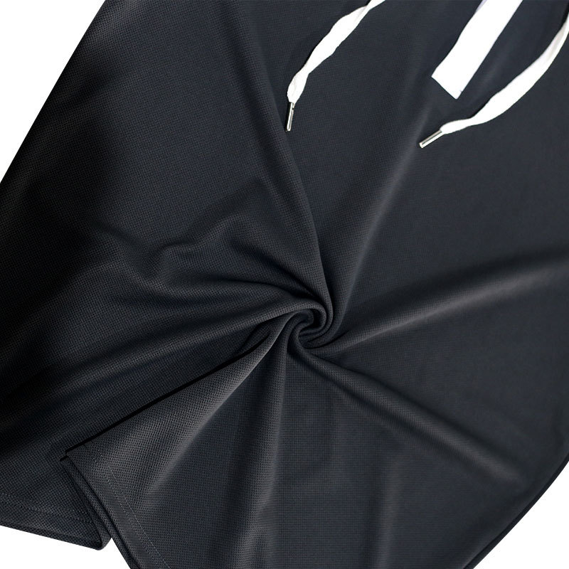 Sleeveless vest, shorts, T-shirt, solid color hooded tie up men's casual sports waffle set_voghion.com