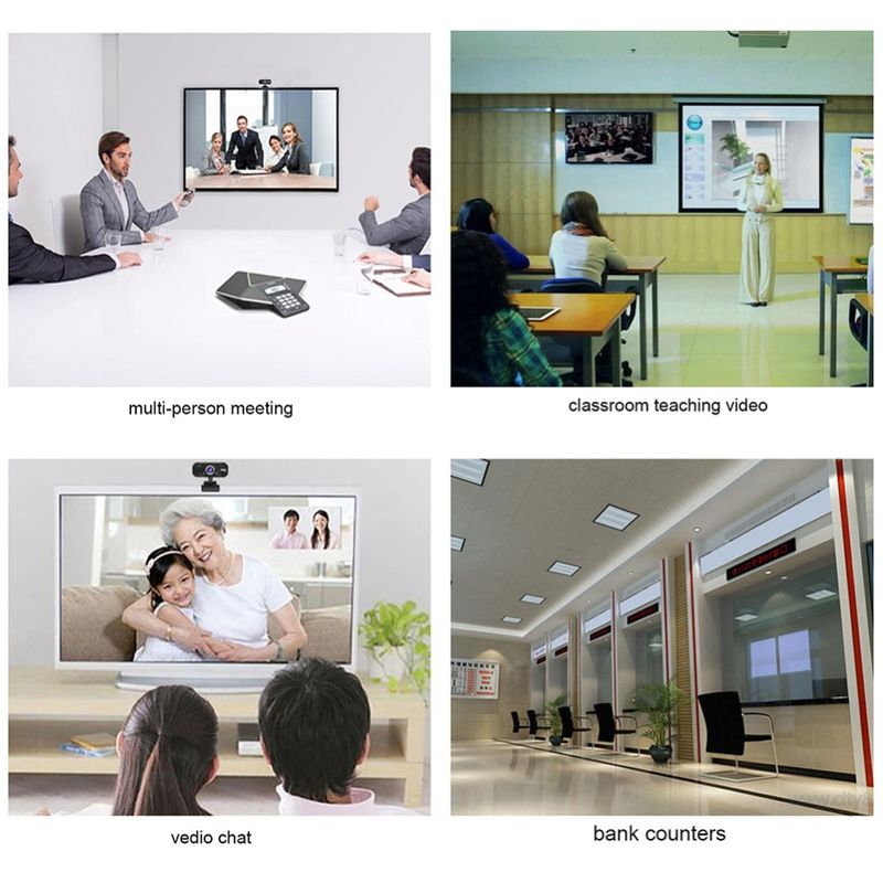 Xinweiqing USB 2.0 720P Webcam Camera Web Cam con microfono per computer desktop portatile_voghion.com