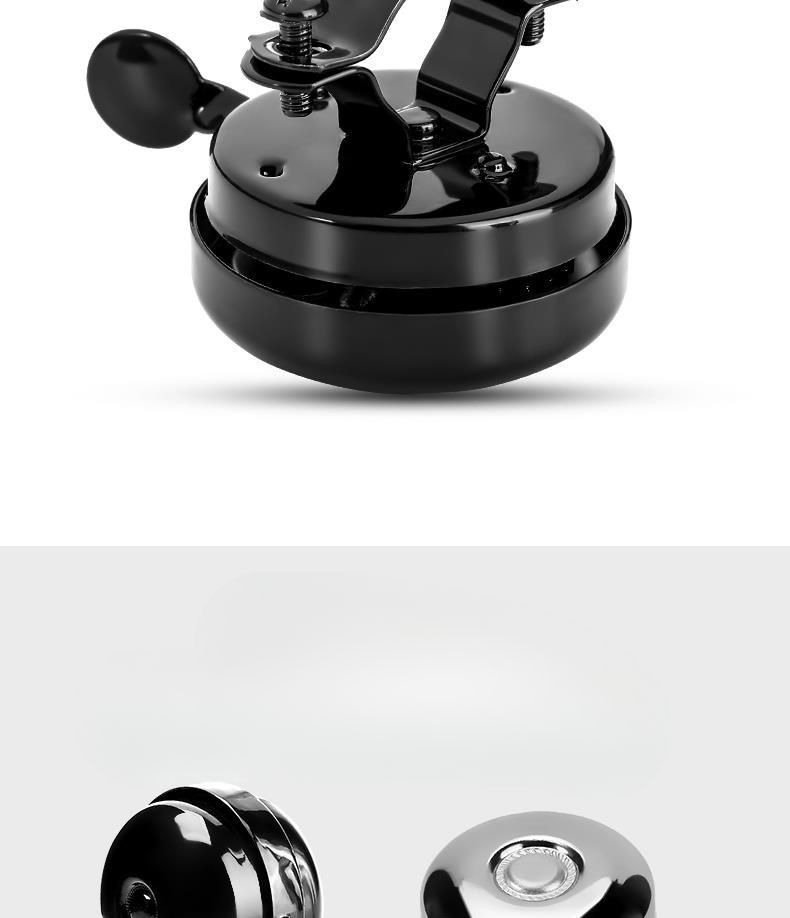 Bicycle Horn Black Iron Bell Durable Mountain Folding Bike Accessories Equipment Loud Sound_voghion.com