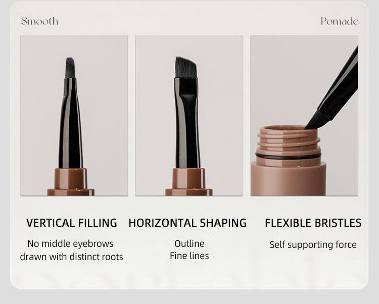 FeatherStroke Brow Gel - Smudge-Proof & Waterproof - Natural Fluffy Brows For 12H_voghion.com