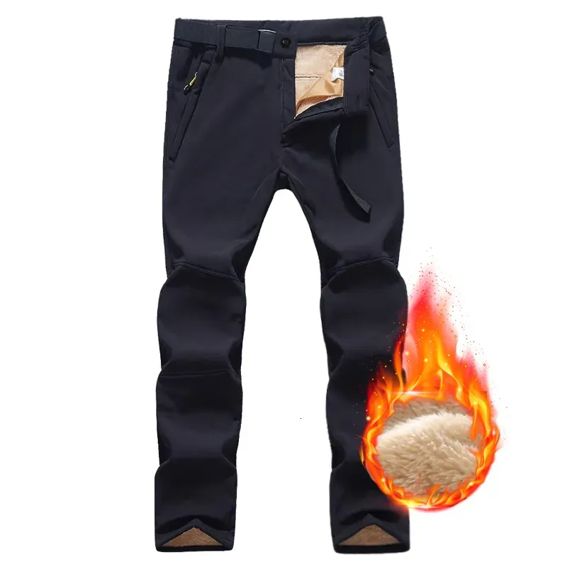 Winter Pants Men Ski Suit Set: Thickened Fleece Snowboard Jacket And Pants, Waterproof Windproof Snow Suits For Outdoor_voghion.com