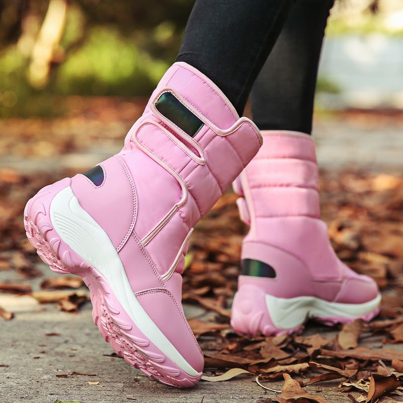 HZCL New High-top Cotton Shoes With Suede Warm Women's Shoes And Long-barreled Snow Boots In Winter_voghion.com