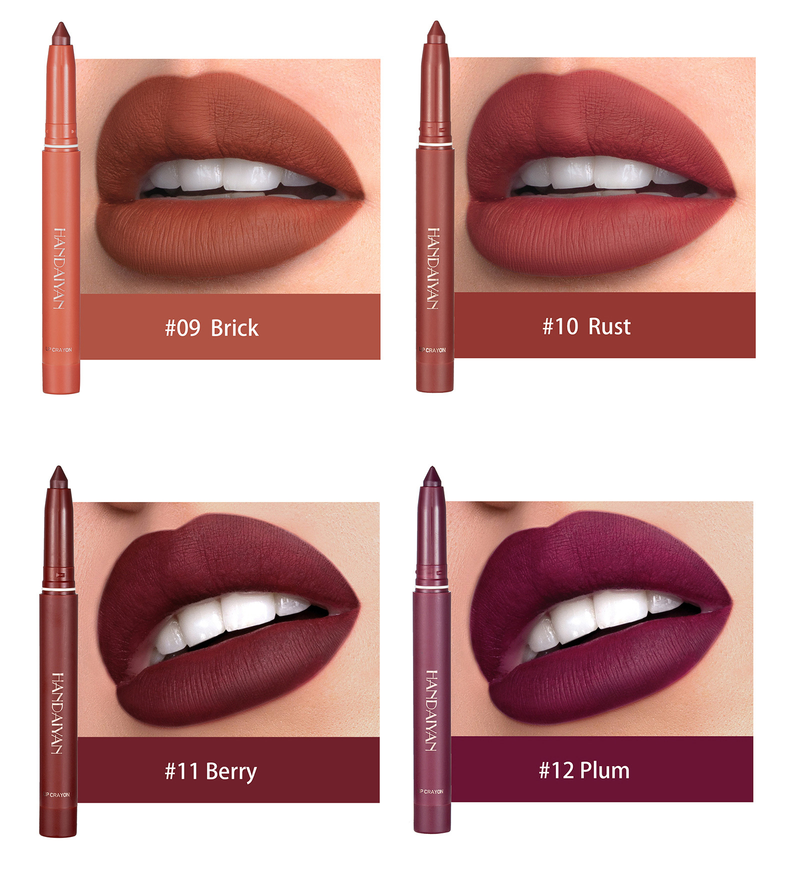 2023 Neie Populäre Handaiyan Lippenstift Waasserdicht Non-Haft Cup Matte Lipliner Linn Hook Lippenmarker Make-up_voghion.com