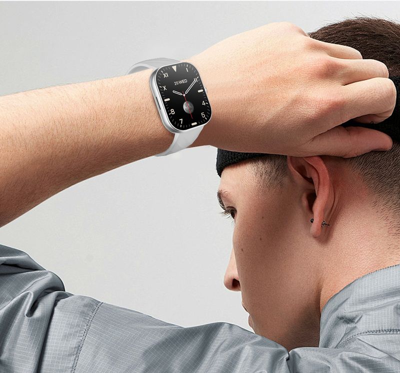 Bluetooth Arama, Kalp Atış Hızı ve Tansiyon Ölçer, Su Geçirmez Fitness Takip Cihazı ve Erkekler ve Kadınlar İçin Renkli Kayışlara Sahip LIGE Akıllı Saat D02_voghion.com