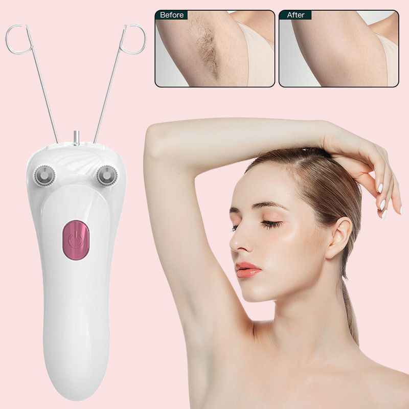 Elektrischer Threading-Epilierer, Augenbrauen-Gesichts-Körper-Einfädler, Haarentferner, USB-KH_voghion.com