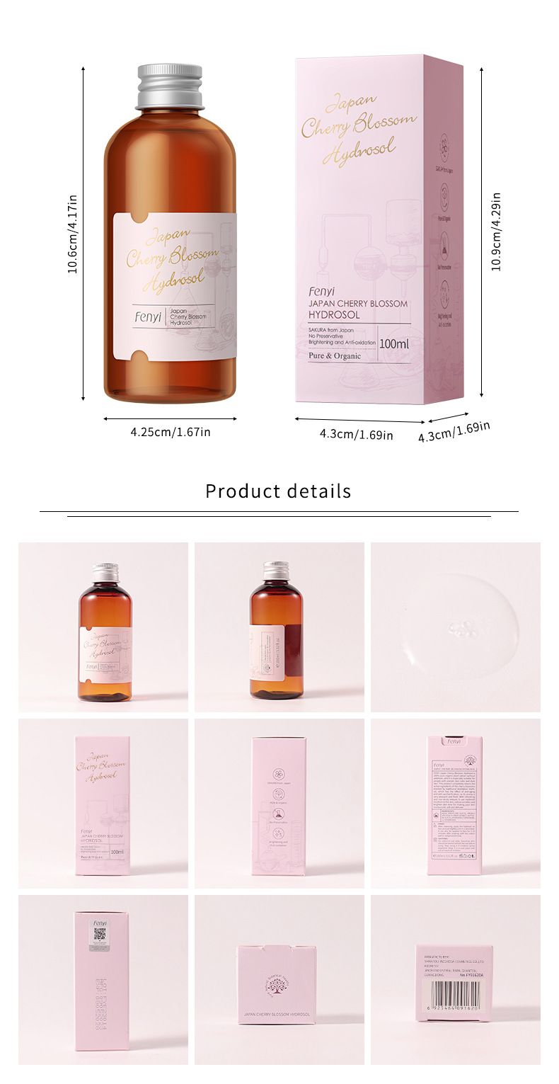 Fen Yi Japanese Cherry Blossom Pure Dew 100ml Hydrating Moisturizing Toner Facial Care Skin Care Products_voghion.com