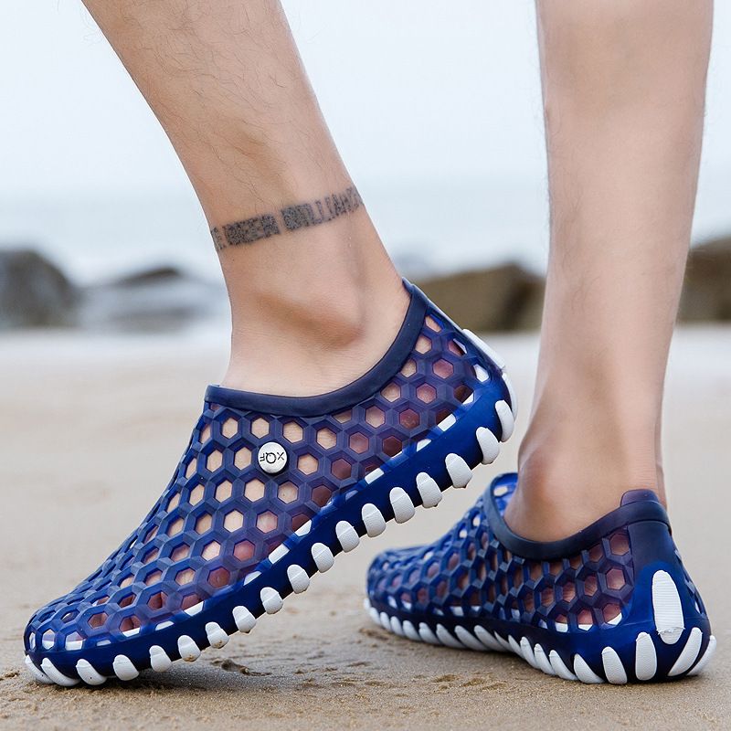 Dongdong 2025, nuove scarpe da spiaggia estive da uomo, tendenza moda, sandali Baotou con suola morbida da indossare all'esterno_voghion.com