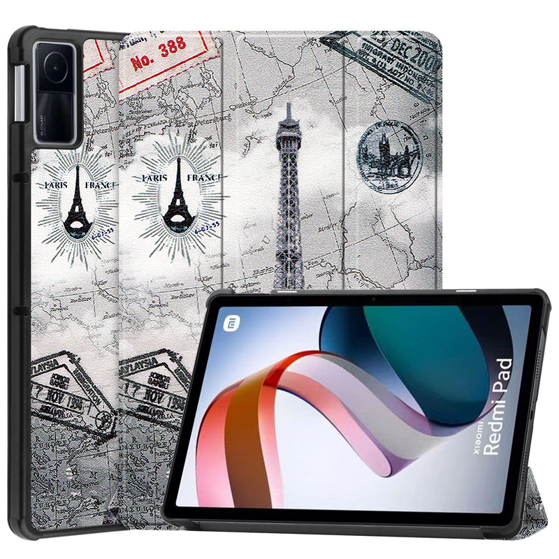 Tablet Cover For Funda Xiaomi Redmi Pad Case 10.61" Smart PU Leather Magnetic Shell For Coque Redmi Pad 10.61 2022 Case + Stylus_voghion.com