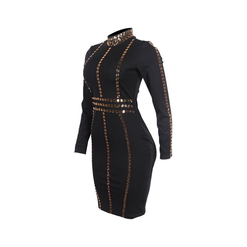 Abito da donna sexy, sottile, caldo, elastico, aderente, a maniche lunghe_voghion.com