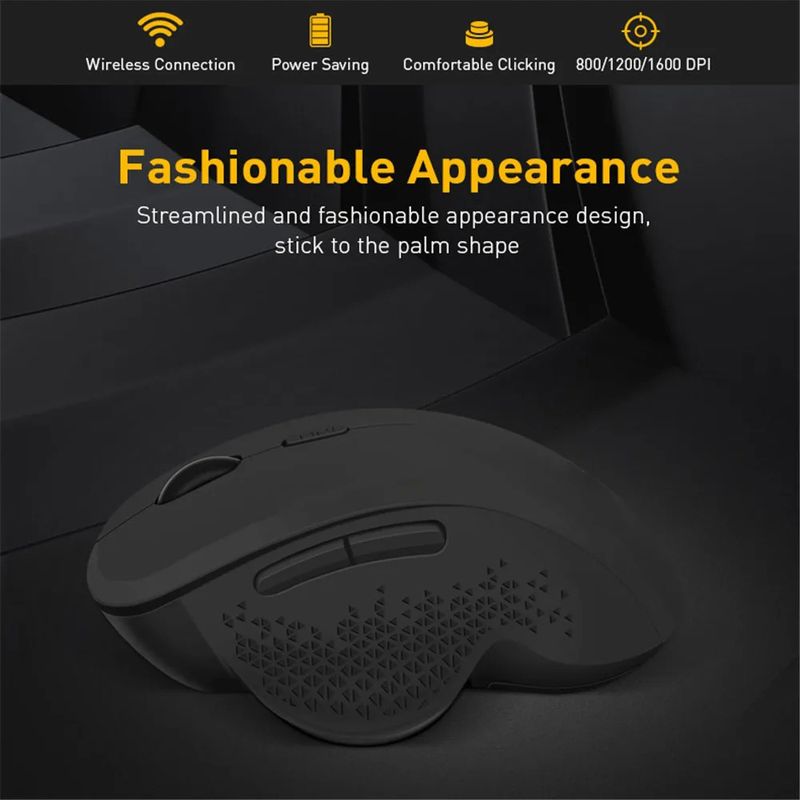 Souris filaire, souris ergonomique pour ordinateur, PC, souris optique avec prise USB, 6 boutons, 2,4 GHz, souris filaire, 1600 DPI pour ordinateur portable_voghion.com