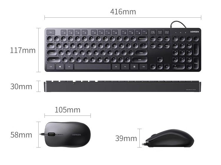 lian 007 Set Mouse Office Desktop Computer Ku004 With Wireless Keyboard_voghion.com