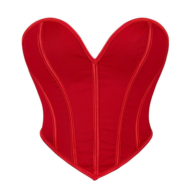 Women's Intimates Frosted Tube Top Body Shaper Female Sexy Waist Palace Corset_voghion.com