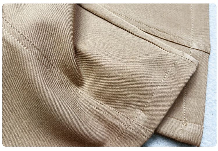 K French Design Straight Leg Pants For Women, Hip-covering Slightly Flared Wide-leg Pants With A Draping Feel, Casual Bell-bottom Floor-length Pants_voghion.com