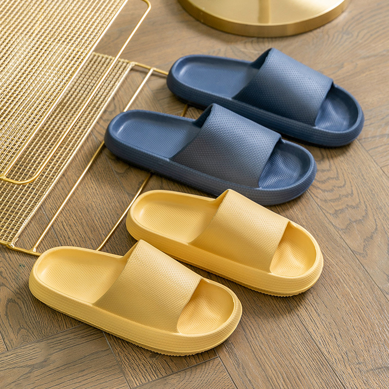 Dickbesohlte Damen, Sommerhausschuhe Herren, Schuhe für den Heimgebrauch, Baden im Innenbereich, Paare, EVA-Hausschuhe, Sandalen für Männer_voghion.com