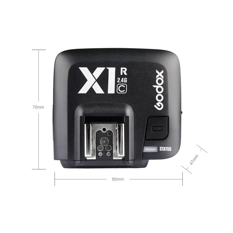 Godox X1R-C X1R-N X1R-S TTL 2.4G bežični prijemnik kompatibilan s X1T-C/N/S XPRO-C/N/S za Canon Nikon Sony seriju fotoaparata_voghion.com
