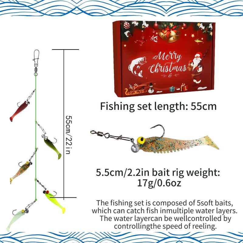 New 113-piece Bionic Set Lure Bait Creative Gift For Fishing Enthusiasts_voghion.com