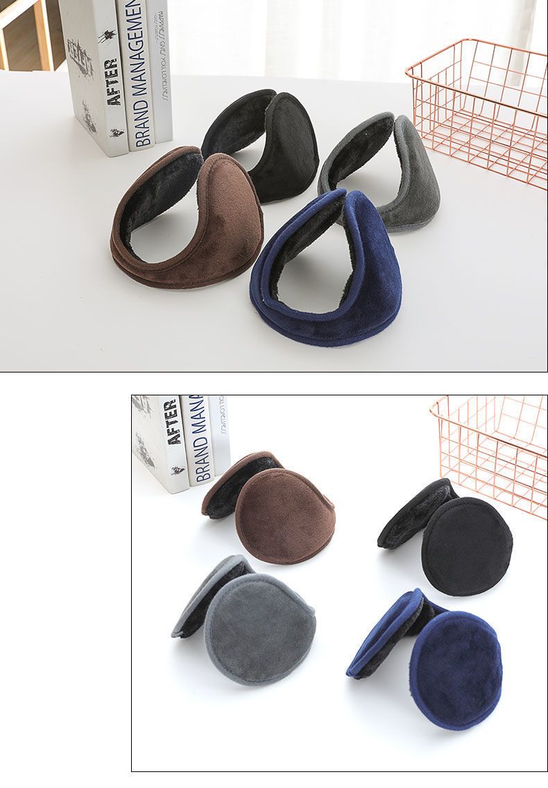 Moda invernale unisex ispessita con paraorecchie in pile per uomini e donne adulti, i paraorecchie mantengono le orecchie calde_voghion.com