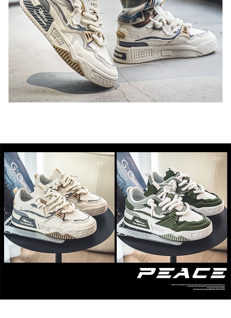 Lässige Herren-Sneaker, atmungsaktiv, leicht, rutschfest, niedrige Schnürschuhe zum Gehen und Laufen, bequem für den Alltag_voghion.com