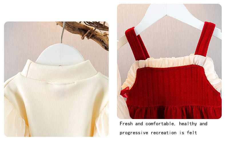 børnetøj Børns vintertøj til babyer Mode vinterkjoler til piger med fleece_voghion.com