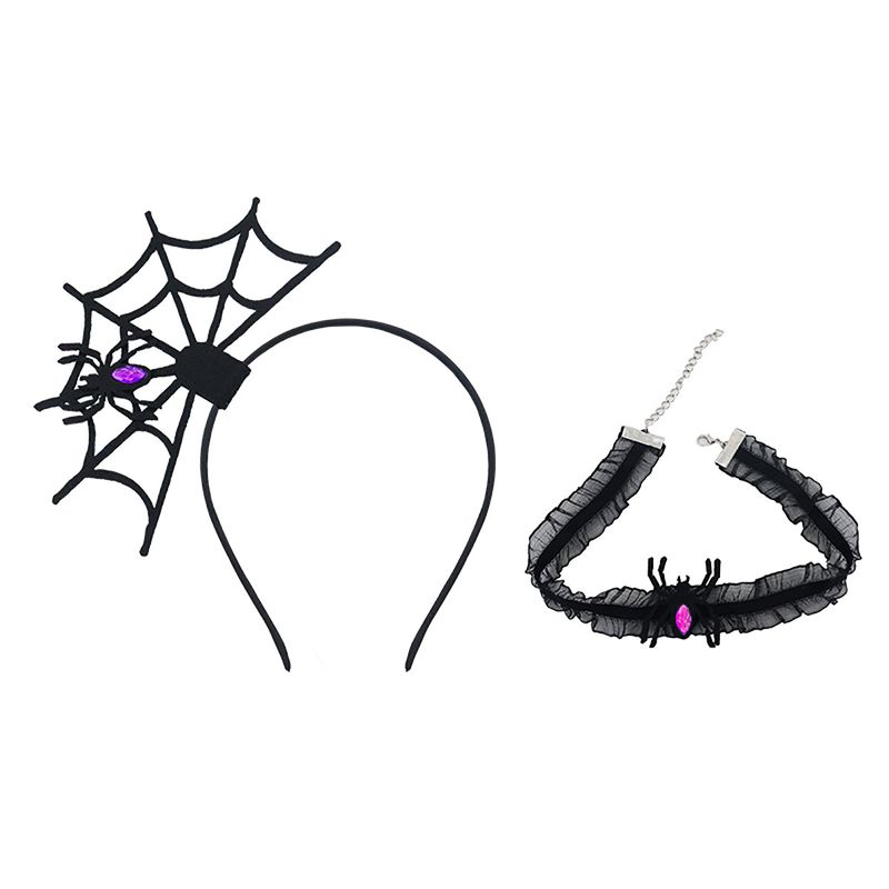 Gioielli di Halloween Gioielli in maschera Gioielli terrificanti 2025 Nuovo cerchietto per capelli non morto di Halloween Cerchietto per capelli divertente e stravagante Collana scaldacollo Mascherata Lui_voghion.com