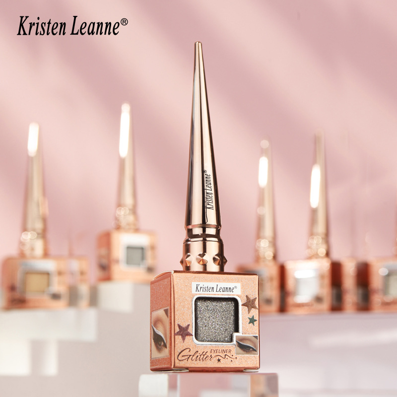 Flüssiger Glitzer-Eyeliner, metallischer Schimmer, Glitzer-Lidschatten, Pigment, Schimmer, wasserfest, Gesicht, Lippen, Kunst für Party, Festival, Make-up_voghion.com