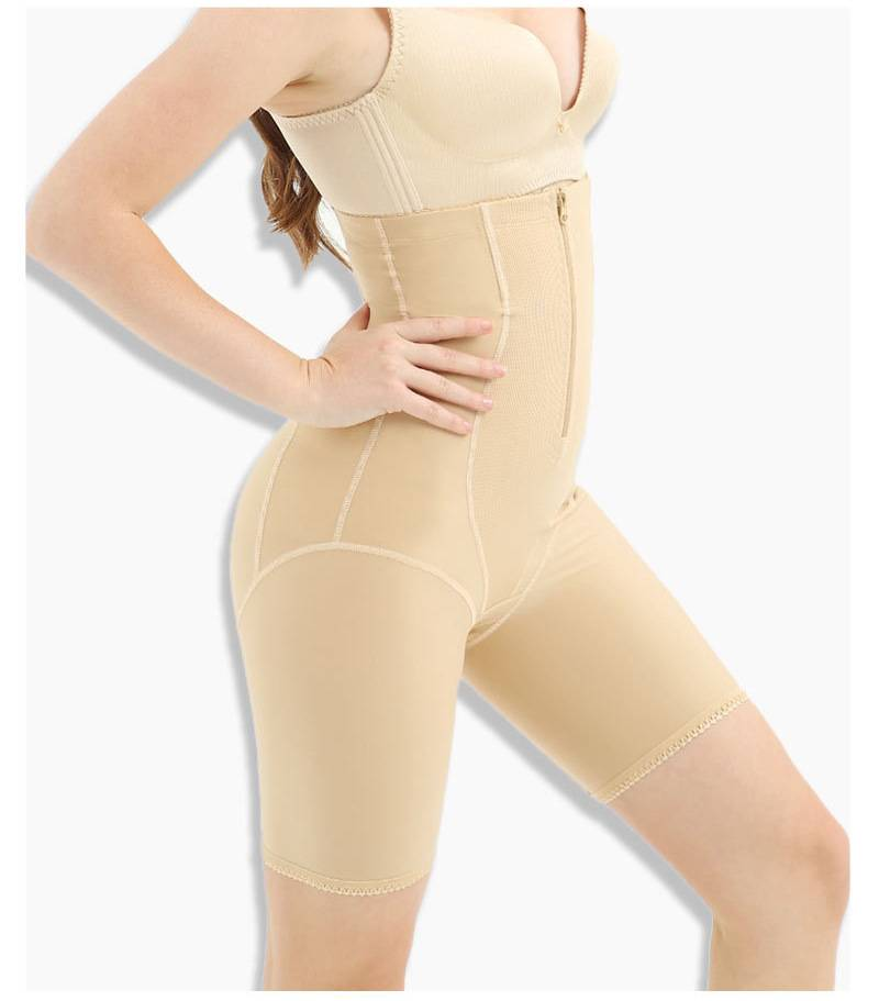 Underwear Shapewear Compression Shapewear five-quarter pants Tummy tuck high waist tuck hip lift leg sculpting pants_voghion.com